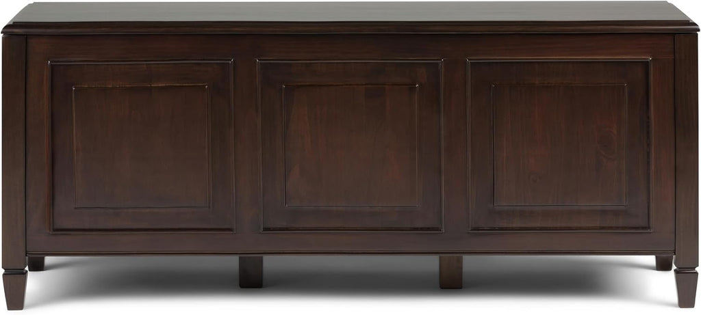 Solid Wood Storage Trunk Bench