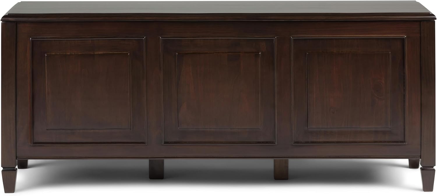 Solid Wood Storage Trunk Bench