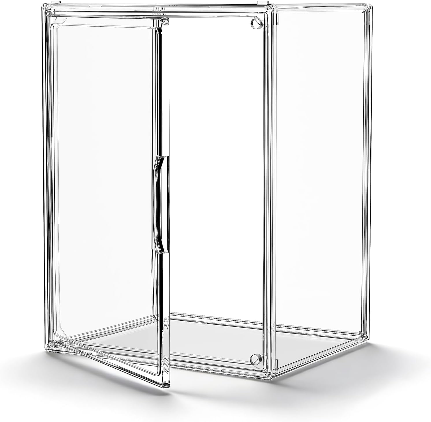 Magnetic Lid Stackable Acrylic Storage Box