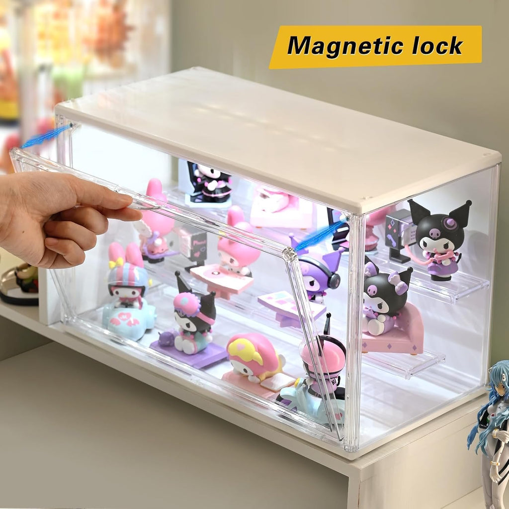 Lighted Acrylic Collectible Display Case 3 Pack