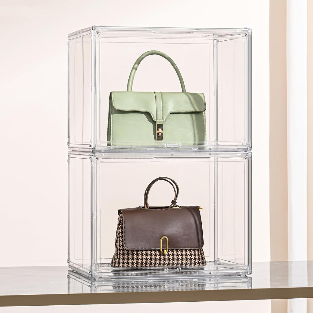 Large Magnetic Door Acrylic Storage Display Box