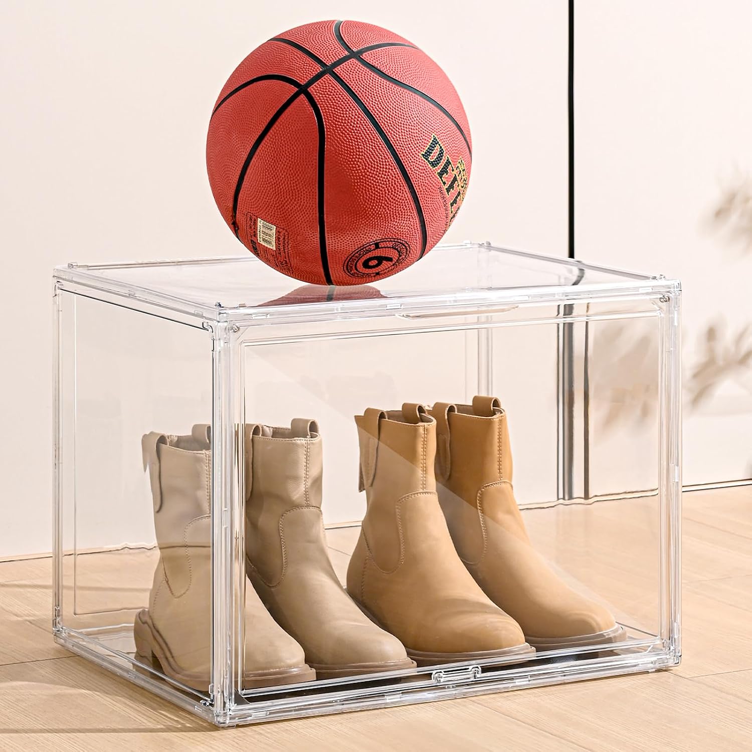 Large Magnetic Door Acrylic Storage Display Box