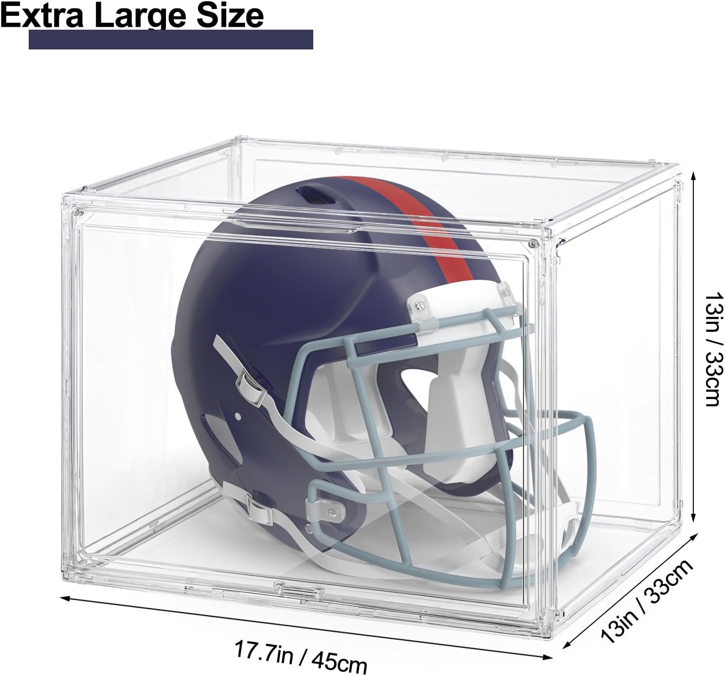 Large Magnetic Door Acrylic Storage Display Box