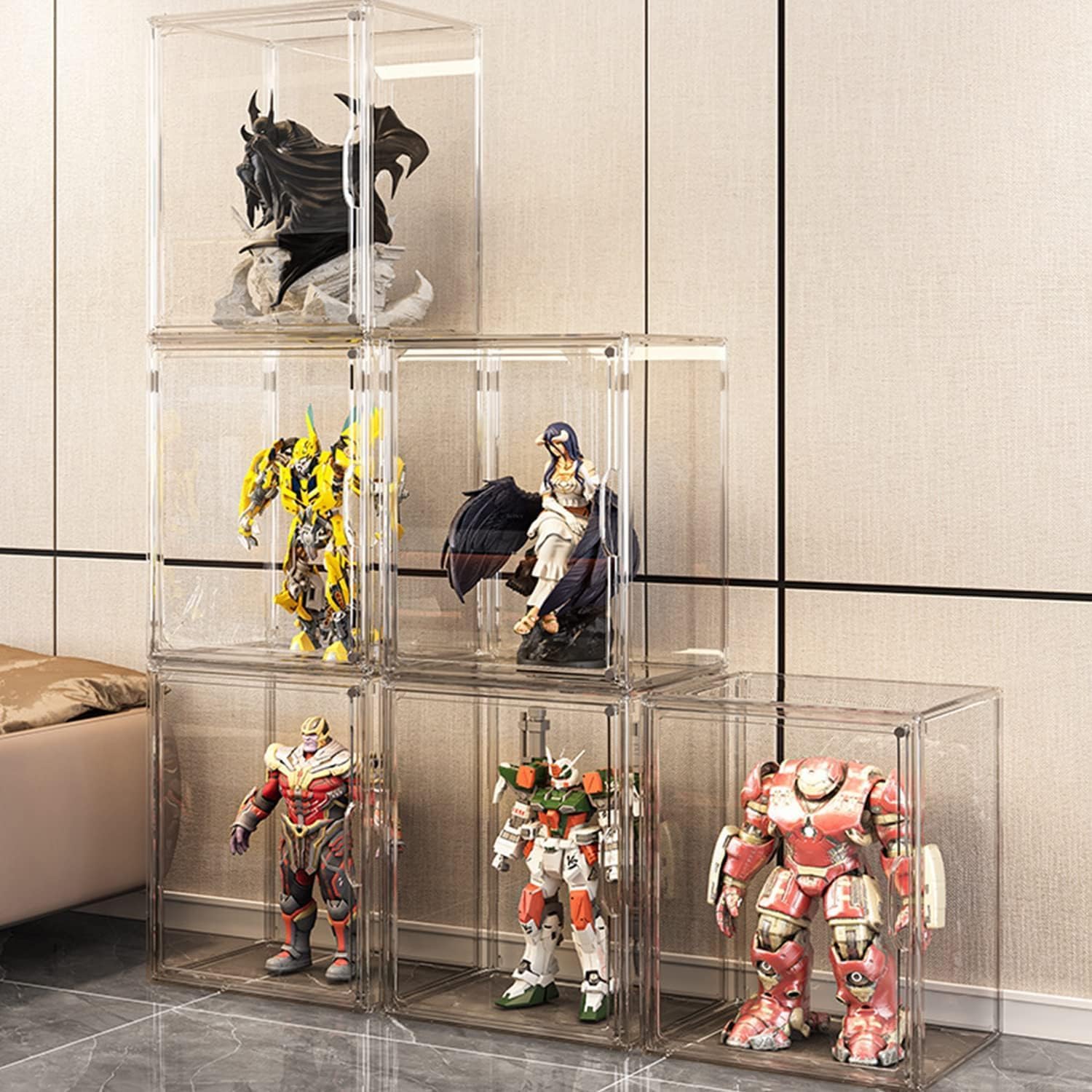 Stackable Dustproof Acrylic Storage Case