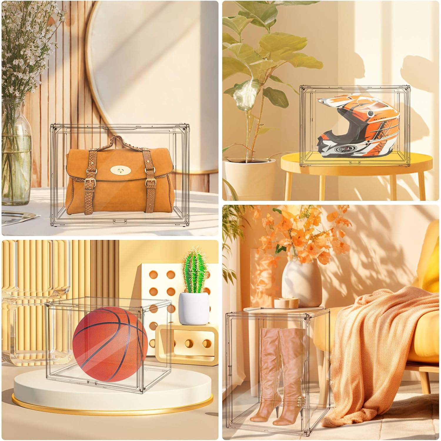 Magnetic Door Large Acrylic Storage Box