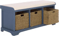 Farmhouse Lift-Top Lonan Storage Bench