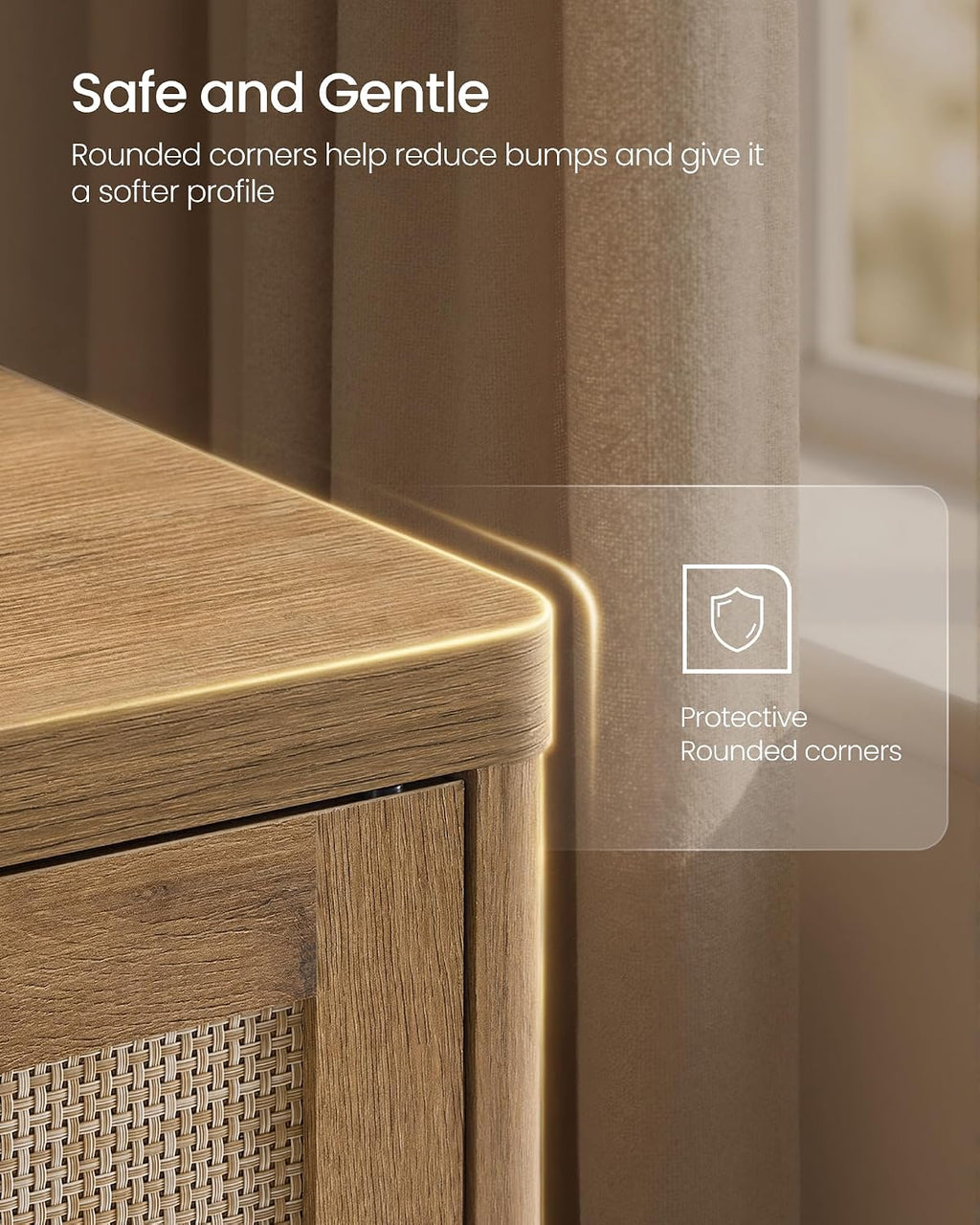 Boho Cushioned Shoe Storage Bench