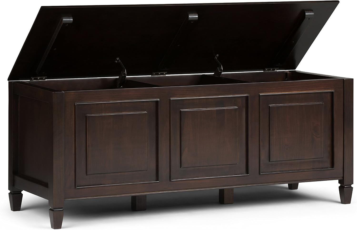 Solid Wood Storage Trunk Bench