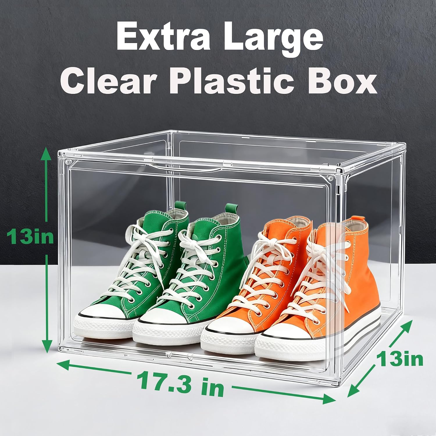 Oversized Magnetic Lid Acrylic Storage Box