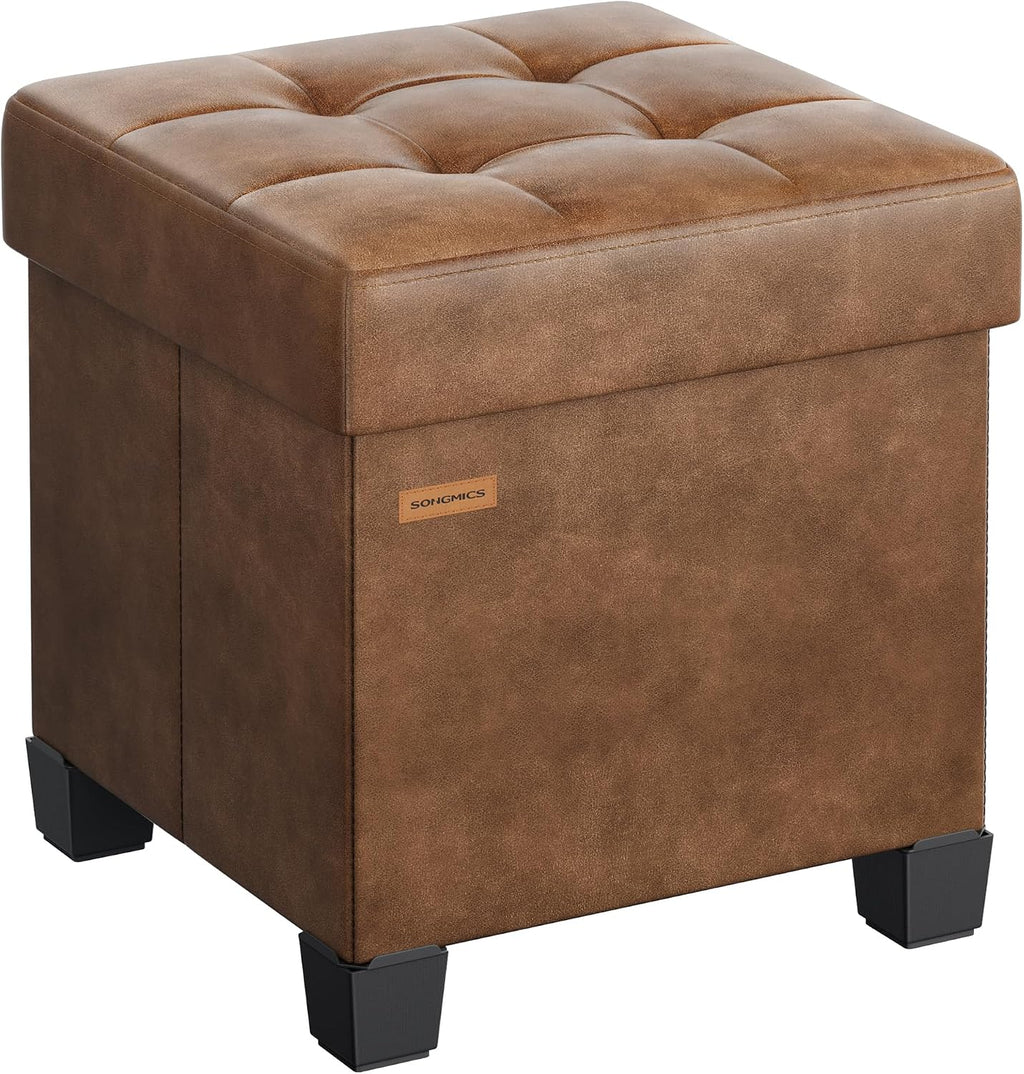 Legged Cube Storage Ottoman