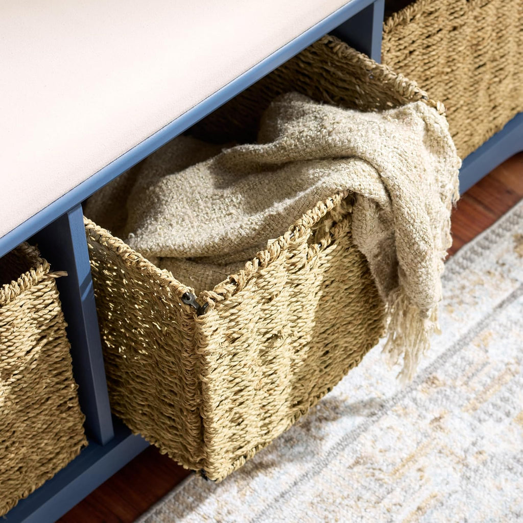 Farmhouse Lift-Top Lonan Storage Bench