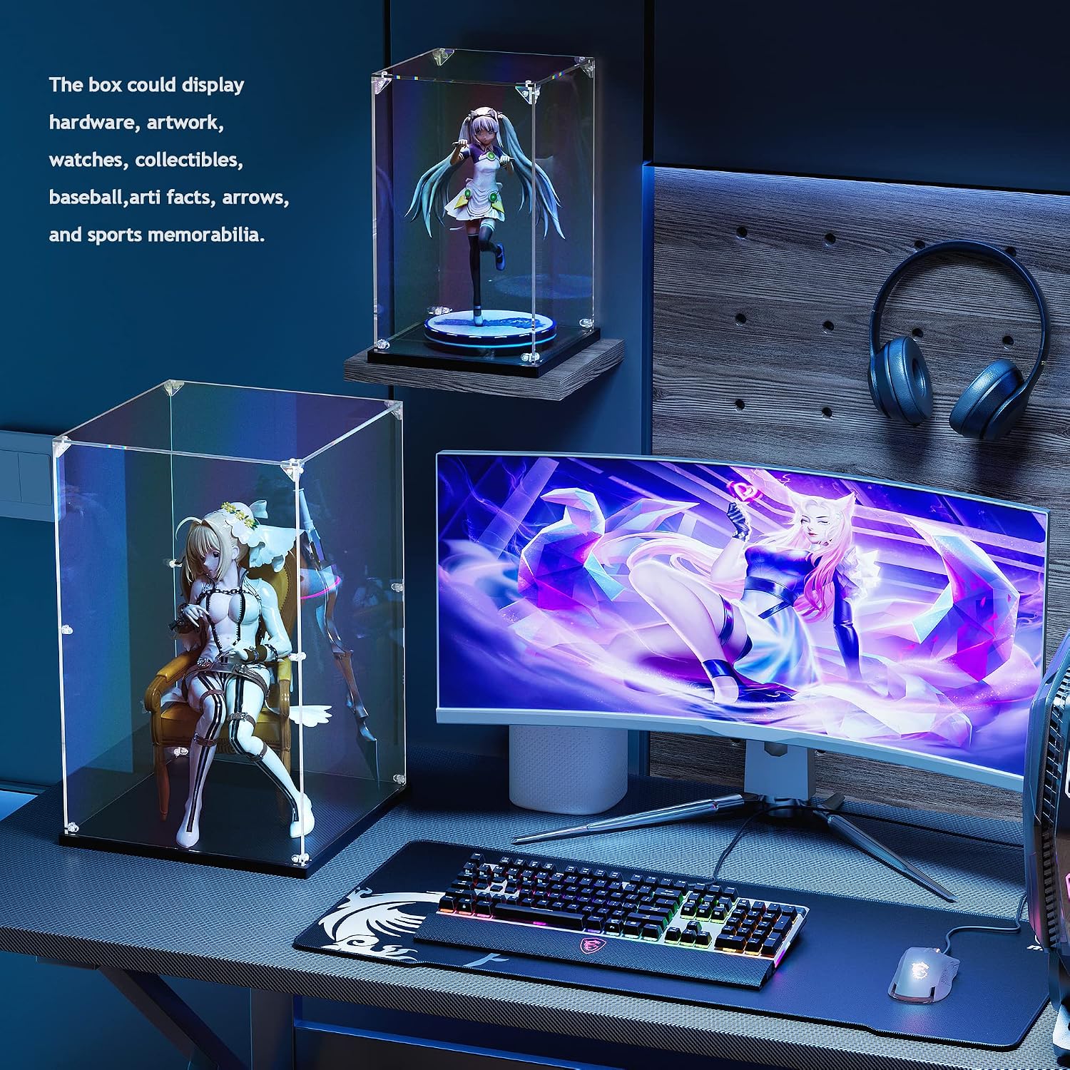 Self-Assemble Acrylic Collectible Display Case